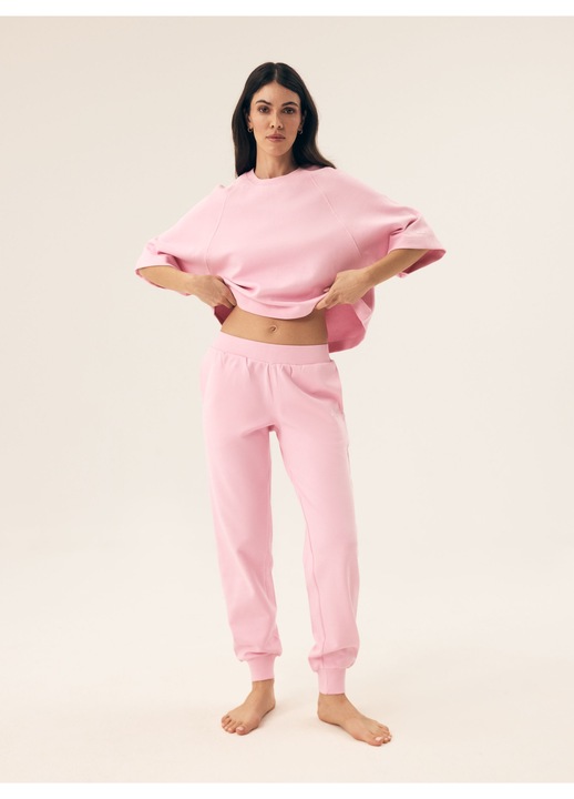 Pantaloni dama Mavere, Bloovii, Roz, Bumbac