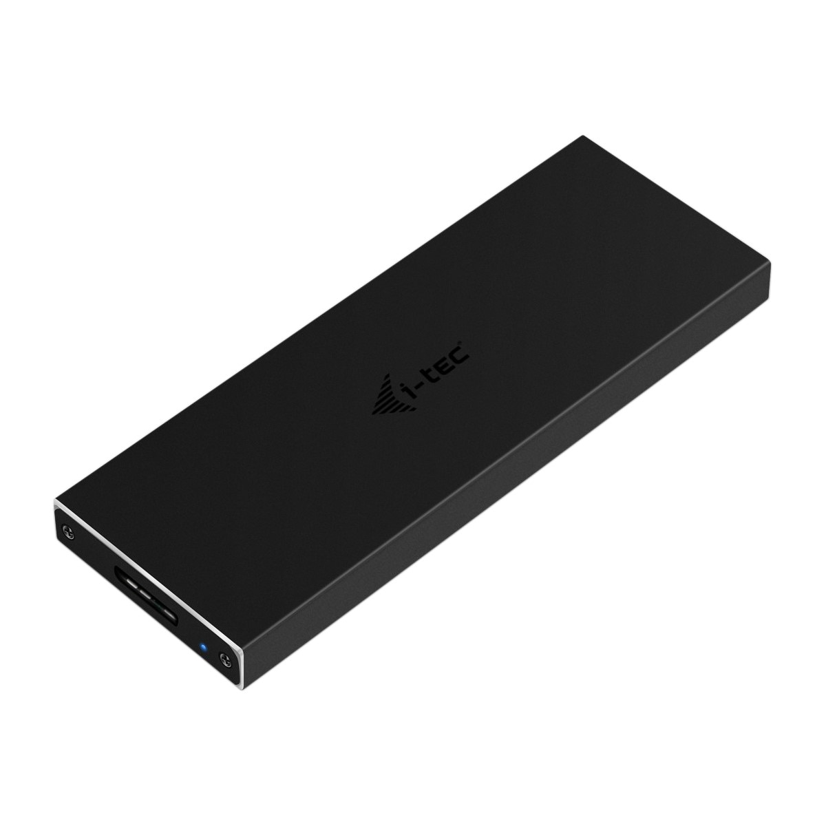 Rack extern M.2 SATA B Key SSD la USB-A 2.0 & 3.0 i-Tec MySafeM2, negru, carcasa aluminiu