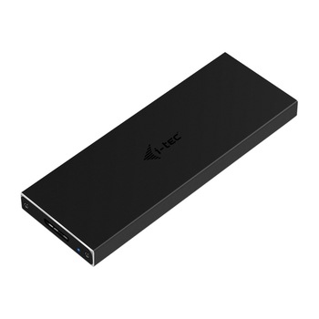 Rack extern M.2 SATA B Key SSD la USB-A 2.0 & 3.0 i-Tec MySafeM2, negru, carcasa aluminiu Rack extern M.2 SATA B Key SSD la USB-A 2.0 & 3.0 i-Tec MySafeM2, negru, carcasa aluminiu
