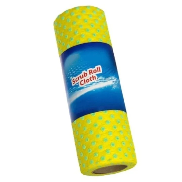 Lavete Scrub in Rol cu Bile Reliefate, Dimensiuni 22x25 cm, Set de 10 Bucati, Ideal pentru Curatare Eficienta si Multifunctionala