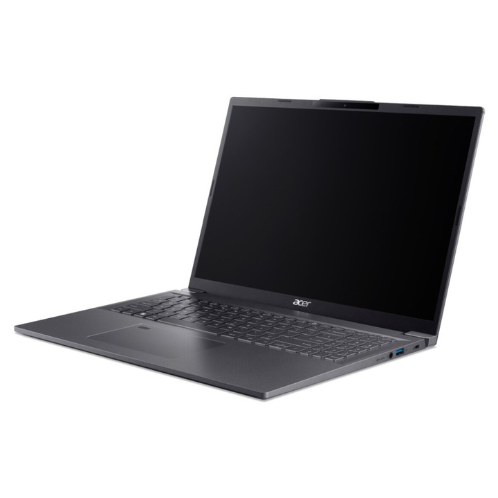 Laptop Acer Aspire 16 A16-71M-70ER, NX.JEMEX.006, 16", Intel Core Ultra 7 155H (16 magos), Intel Arc 8 Core, 16 GB 4600 MHz LPDDR5, szürke