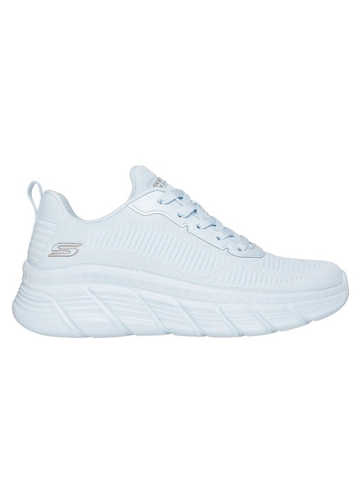 Skechers, Pantofi sport wedge de plasa Flex - Flying, Albastru