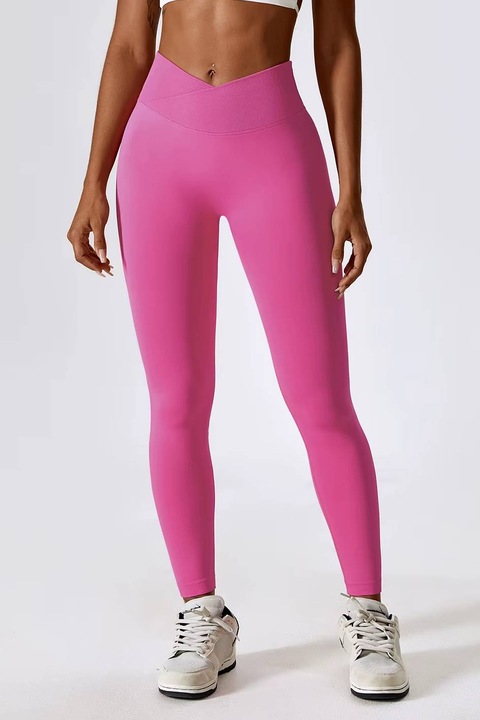 Colanti modelatori cu talie inalta Vee-Shape, Roz 939