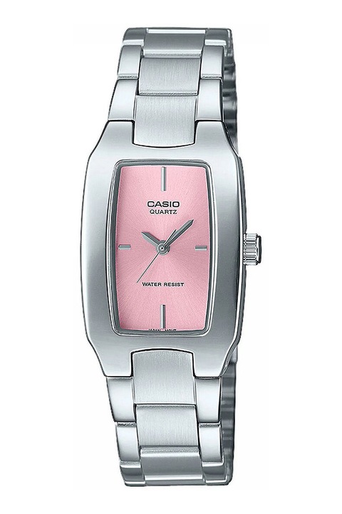 Casio, Ceas dreptunghiular cu bratara, Argintiu
