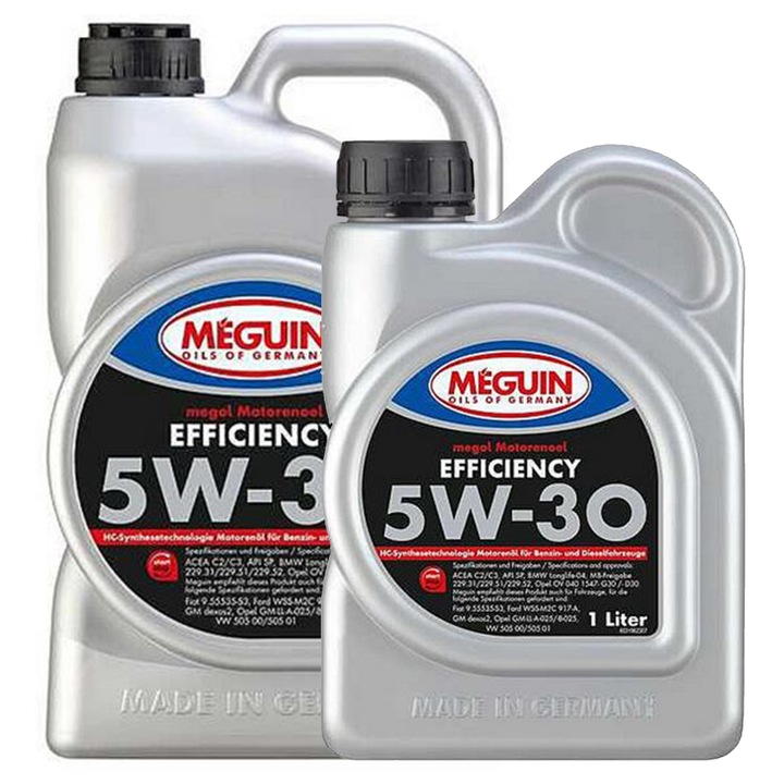 Pachet 6 litri Ulei Meguin Efficiency 5W30