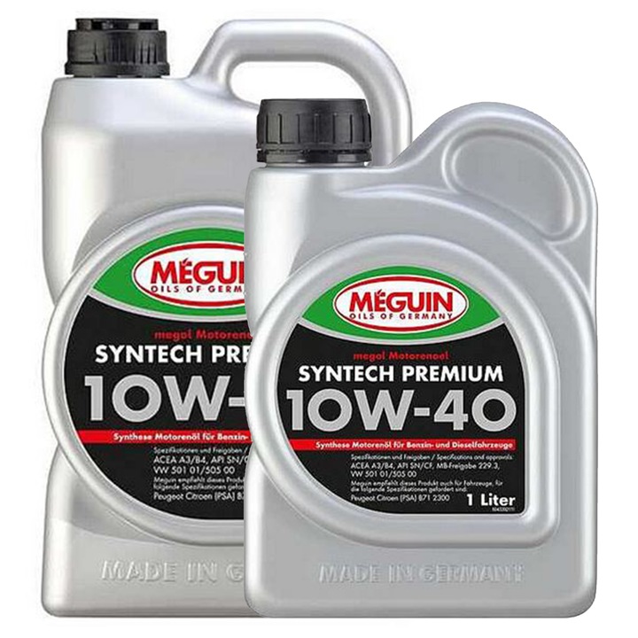 Pachet 6 litri Ulei Meguin Premium Sintetic 10W40