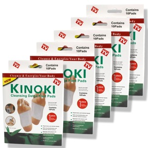 Set de 50 Plasturi Kinoki HOZRO, pentru Detoxifierea Organismului si Imbunatatirea Starii de Sanatate prin Solutii Naturale Eficiente pentru Eliminarea Toxinelor si Revitalizarea Corpului
