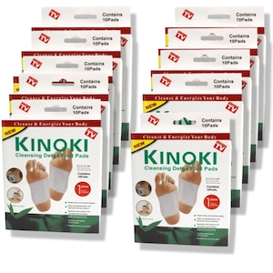 Set de 100 Plasturi Kinoki HOZRO, pentru Detoxifierea Organismului si Imbunatatirea Starii de Sanatate prin Solutii Naturale Eficiente pentru Eliminarea Toxinelor si Revitalizarea Corpului