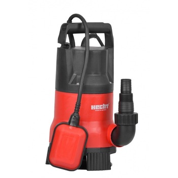 Pompa de gradina submersibila HECHT 3752, 750 W, debit apa 12500 l/h, inaltime refulare 8 m Pompa de gradina submersibila HECHT 3752, 750 W, debit apa 12500 l/h, inaltime refulare 8 m