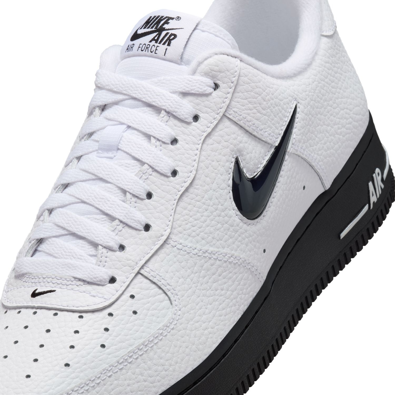 Low Jewel Black And White Air Force Ones Mens Nike Air Force Jewel