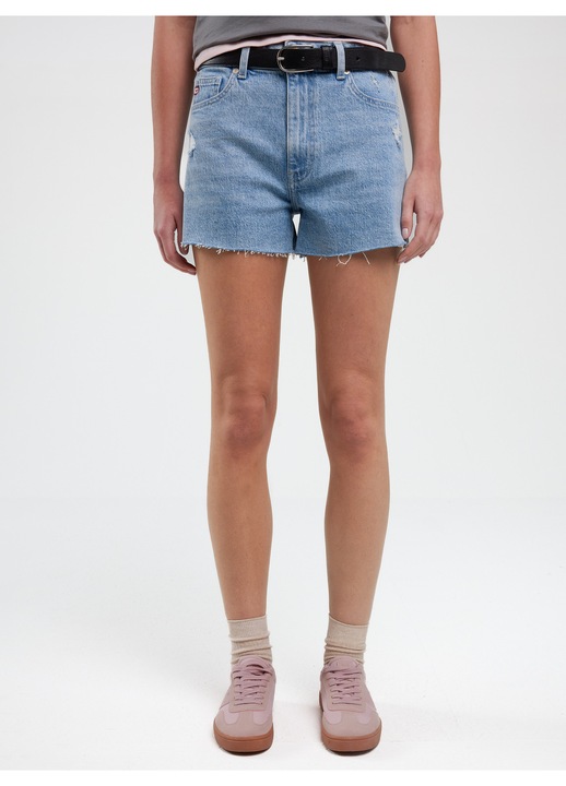 Pantaloni scurti, Big Star, AUTHENTIC 284, talie inalta, denim indigo, bumbac, 28 US