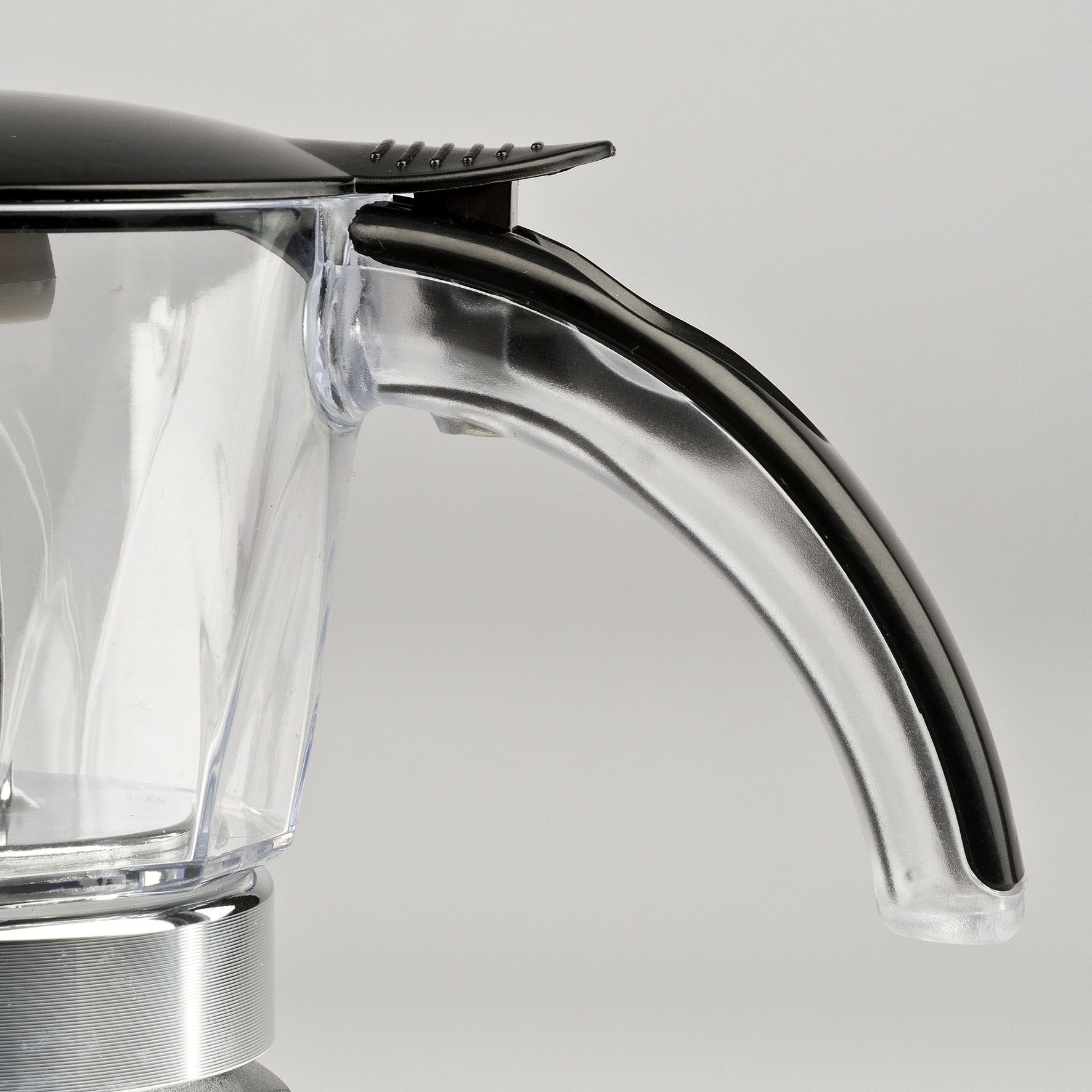 Espressor moka electric Girmi MC23, 400W, timer programabil, afisaj LED, functie mentinere caldura 30 min, negru/argintiu