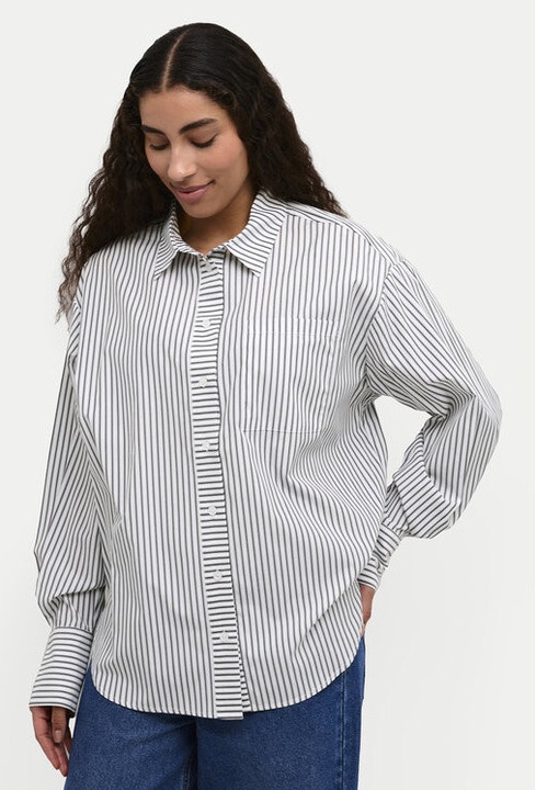 Női ing, Kaffe, 304751905, Poliészter/Pamut, 34 EU, Fehér