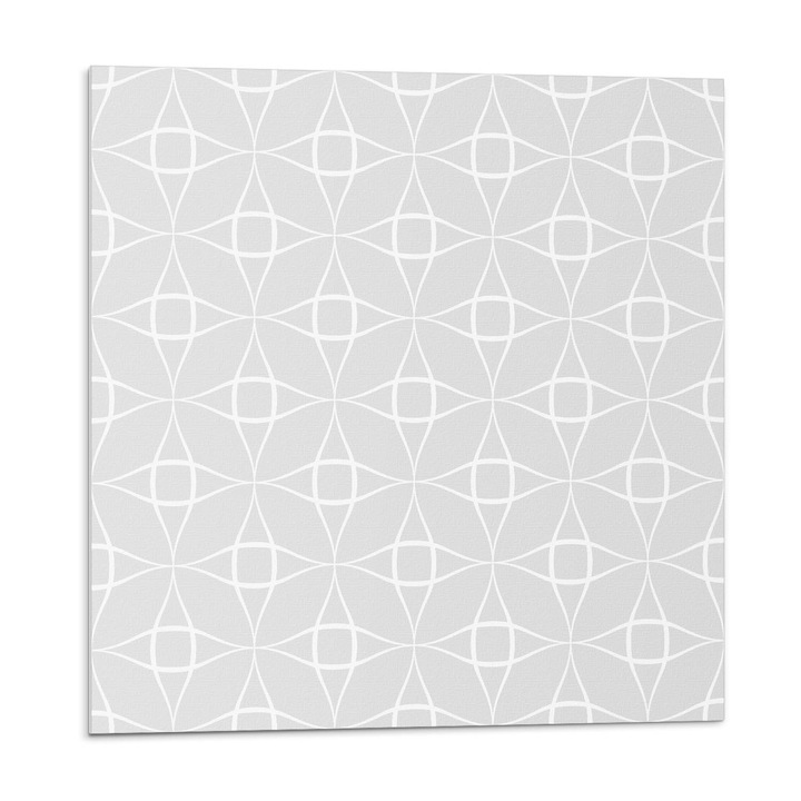 Öntapadó csempék, Wallfluent, Geometrikus rács minta, Szürke, 20x20x20, 010310410020000033444