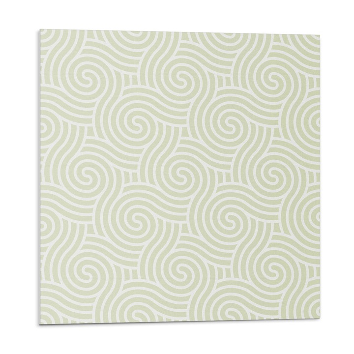 Öntapadó csempék, Wallfluent, Hullámok spirálmintában, Krémszín, 20x20x20, 010310410020000033562