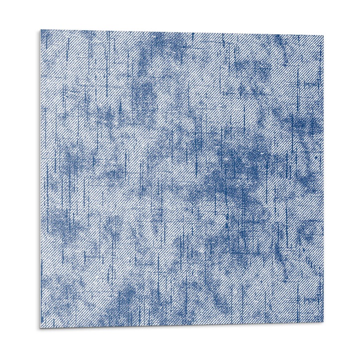 Öntapadó csempék, Wallfluent, Szövetszerű minta, Kék, 20x20x20, 010310410020000051305