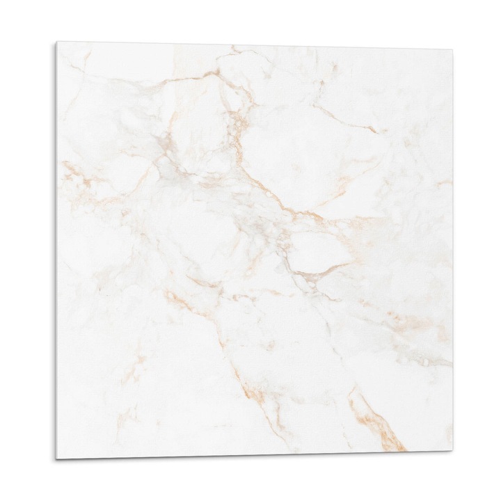 Placi autoadezive, Wallfluent, Model elegant de marmura, Alb, 9x30x30, 010310410010000088372