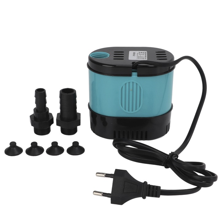 Pompa submersibila HERUSI 25W 220V, 1500l/h, 9.5x6.5x9cm, alb