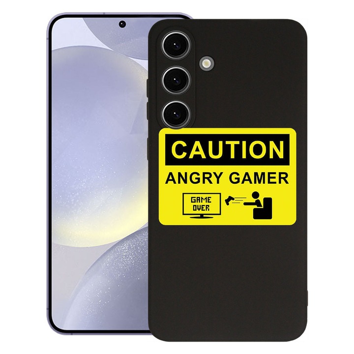 BestCase® Husa TPU Ultra Slim Compatibila cu Samsung Galaxy S26, Angry Gamer, Protectie Camera, Rezistenta la uzura, 3145692 B 673