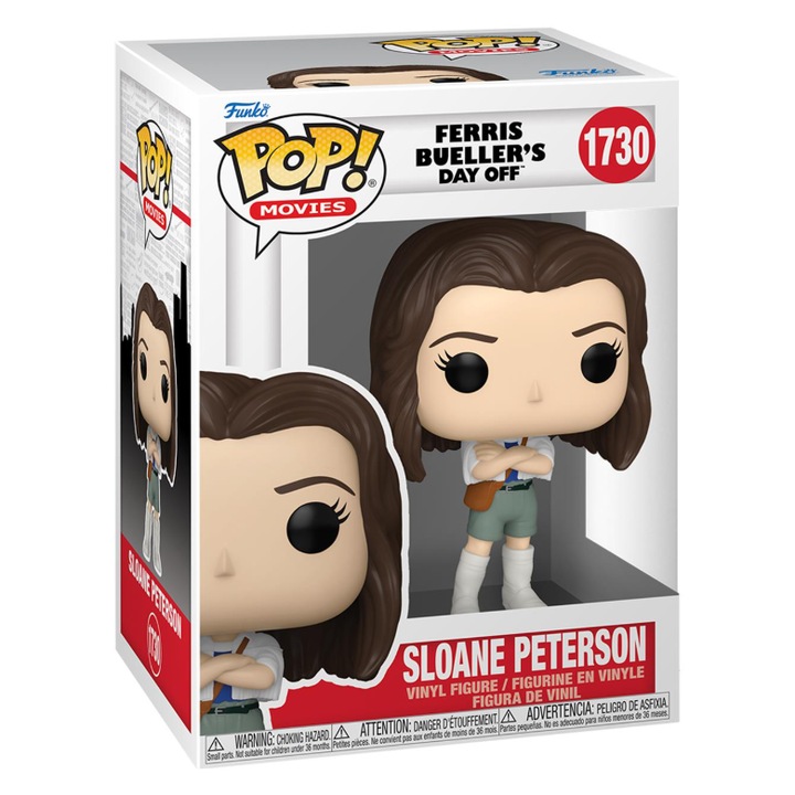 Figurină Funko POP Sloane Peterson Ferris Bueller's Day Off 15-25cm, cu accesorii, PVC