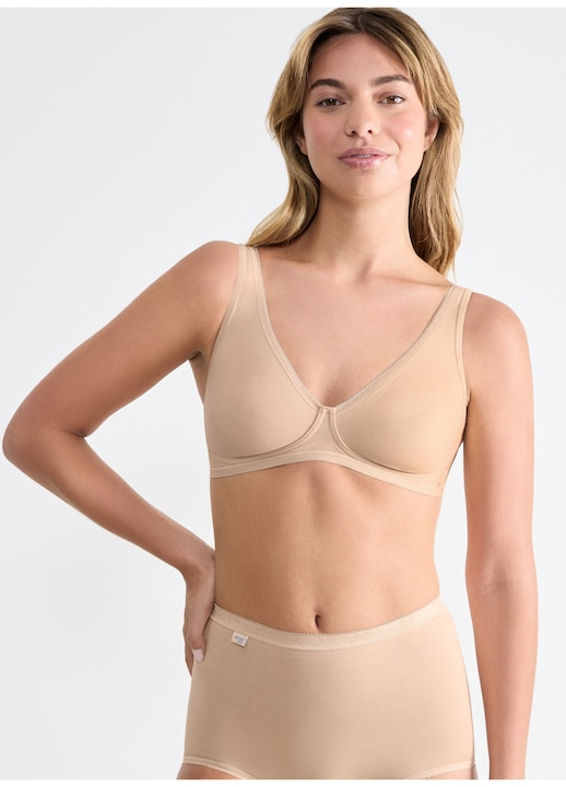 SLOGGI BASIC+ Сутиен без банели, бежов, Бежов
