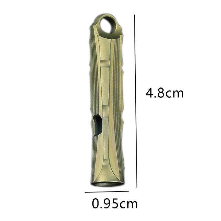 Fluier din titan, de supravietuire, puternic, pana la 120db, pentru copii si femei, fluiere de siguranta pentru antrenor, sport, A