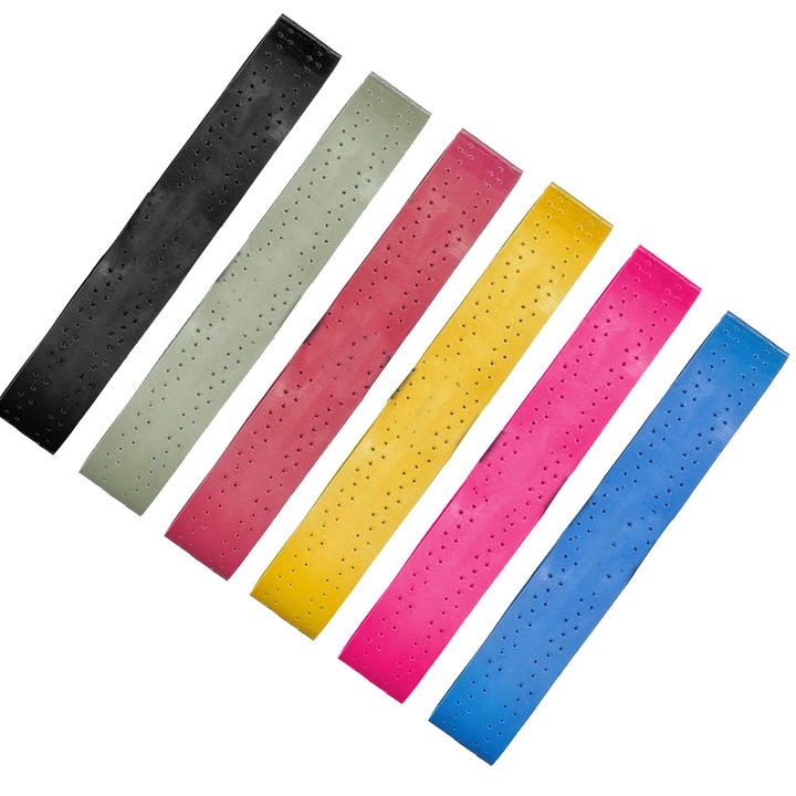 Grip pentru racheta tenis Herusi set, amortizare, multicolor