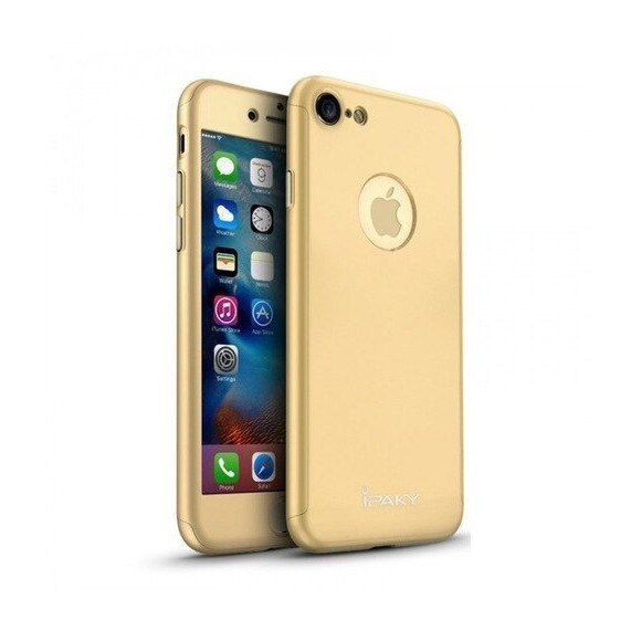 Husa Ipaky 360 pentru iPhone 7/iPhone 8 Gold