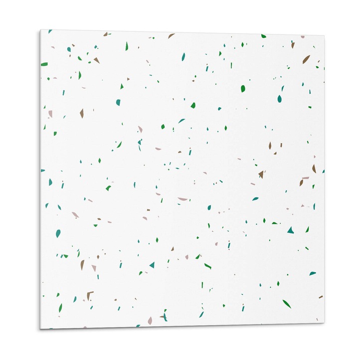 Faianta autocolanta, Wallfluent, Model abstract cu pete, Verde, 20x20x20, 010310410020000033453