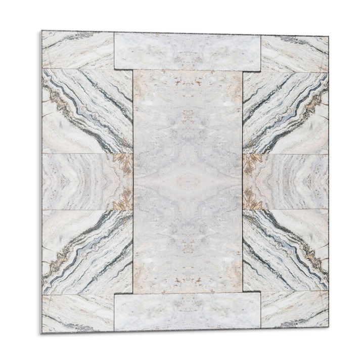 Öntapadó csempék, Wallfluent, Természetes kő minta, Szürke, 20x20x20, 010310410020000033457