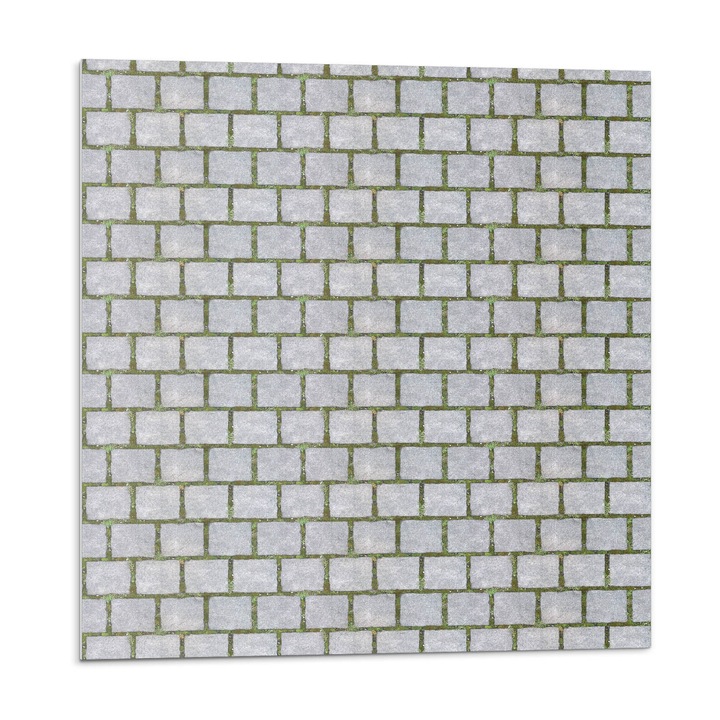 Öntapadó csempék, Wallfluent, Téglafal minta, Szürke, 20x20x20, 010310410020000057076