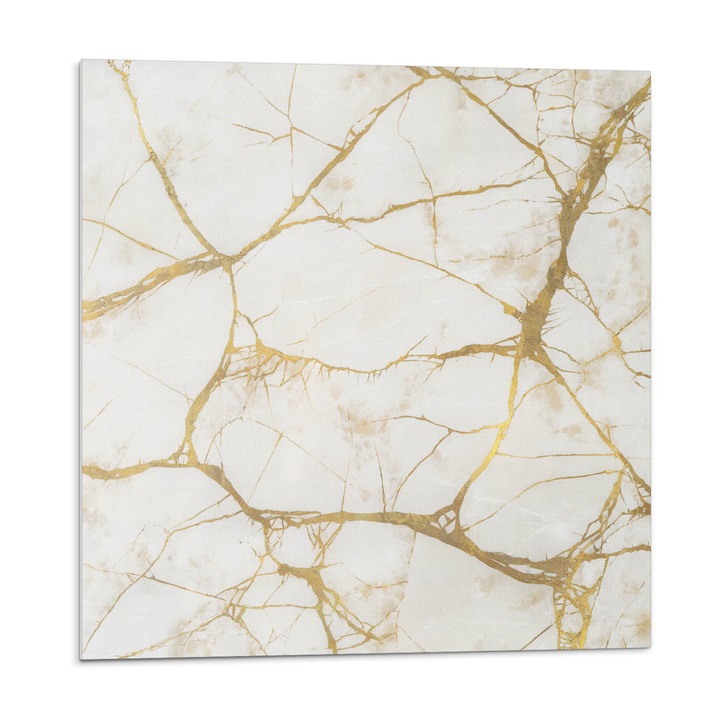 Öntapadó csempék, Wallfluent, Márvány mintás erekkel, Krémszín, 20x20x20, 010310410020000283036