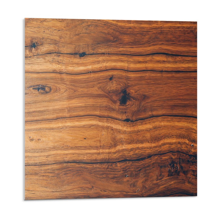 Dekoratív vinil panel, Wallfluent, Természetes fa minta, Barna, 4x50x50, 010310410040000283030