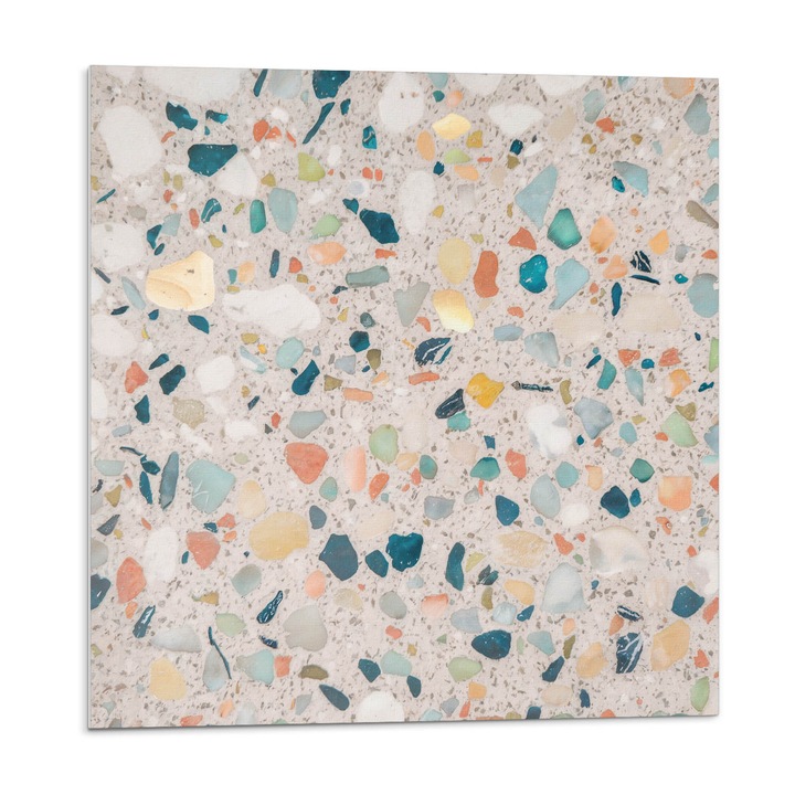 Faianta autocolanta, Wallfluent, Model cu multe pietre, Bej, 20x20x20, 010310410020000283051