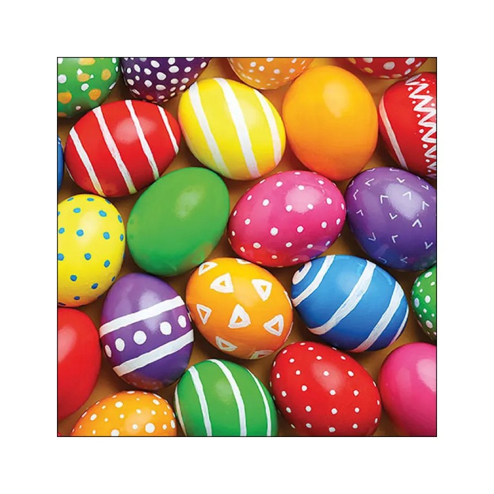 Servetele masa 33x33cm Painted Easter eggs FSC Mix
