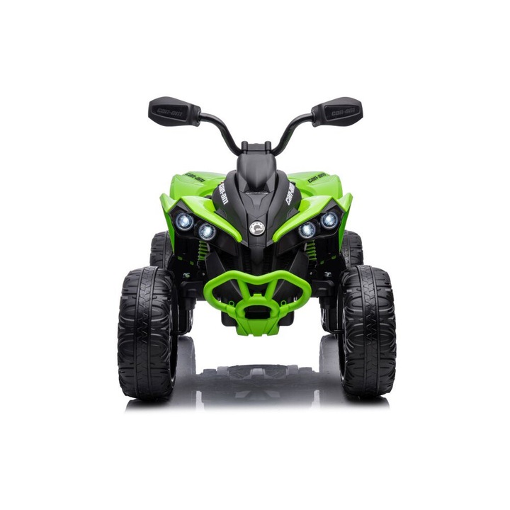 Quad electric pentru copii, verde, 104x57x46cm, 21kg, pentru copii peste 3 ani