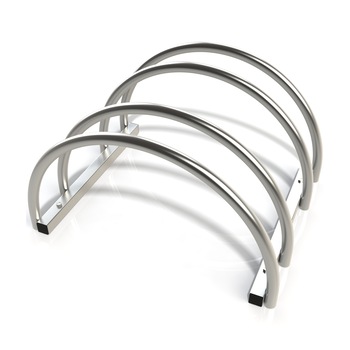 Suport stradal bicicleta cu 2 sloturi -model 0022-2 Argintiu Suport stradal bicicleta cu 2 sloturi -model 0022-2 Argintiu
