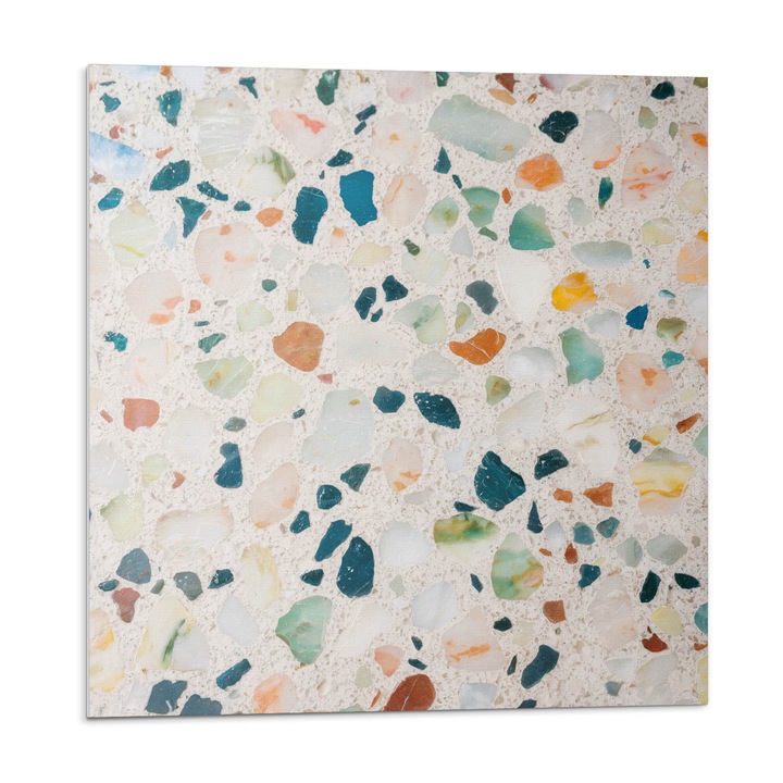 Öntapadó csempék, Wallfluent, Kő mozaik minta, Krémszín, 20x20x20, 010310410020000283049