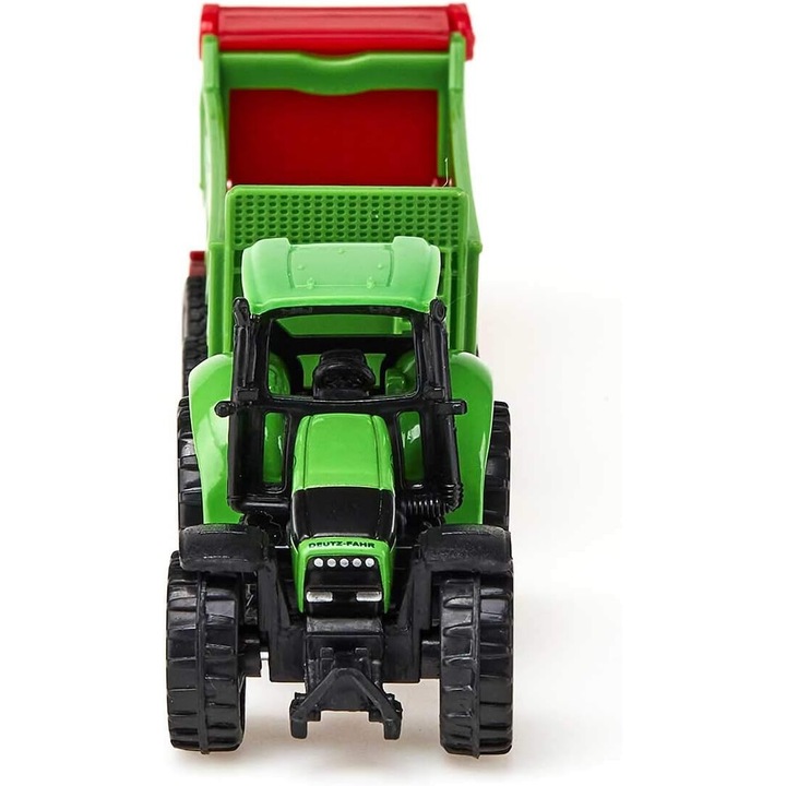 Tractor Deutz cu remorca, SIKU 16, verde