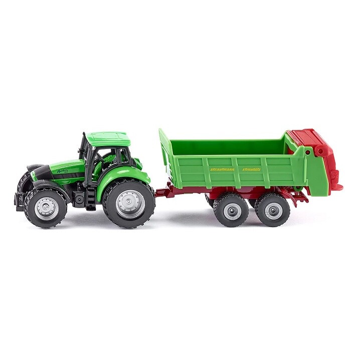 Играчка Трактор с ремарке Deutz, SIKU 16, зелен