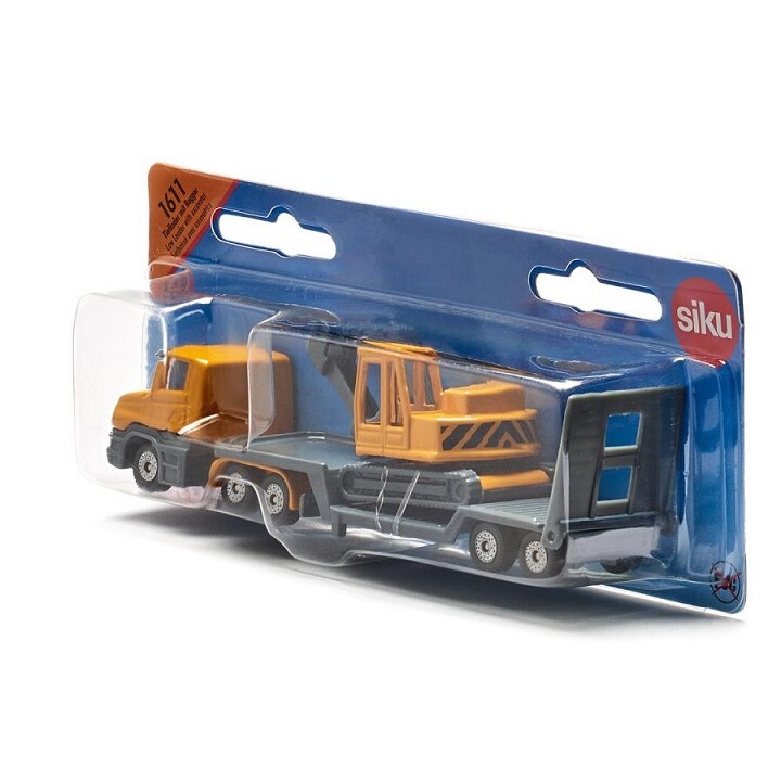 Трактор багер SIKU, многоцветен