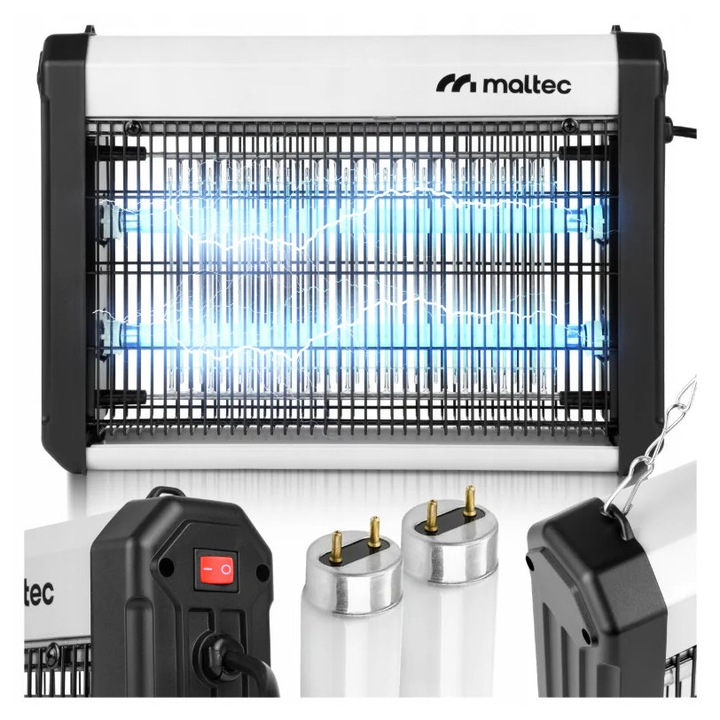 Lampa UV anti-insecte, 16 W, 3800 V, MalTec 112544