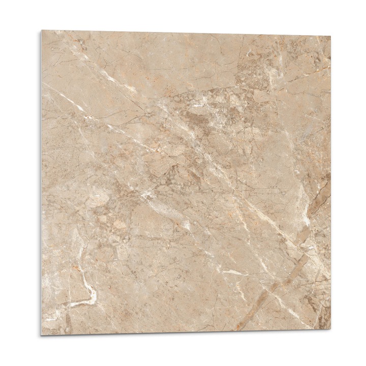 Dekoratív vinil panel, Wallfluent, Természetes márvány minta, Bézs, 4x50x50, 010310410040000283252
