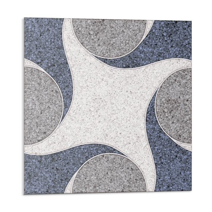 Öntapadó csempék, Wallfluent, Absztrakt mozaik minta, Szürke, 20x20x20, 010310410020000283246