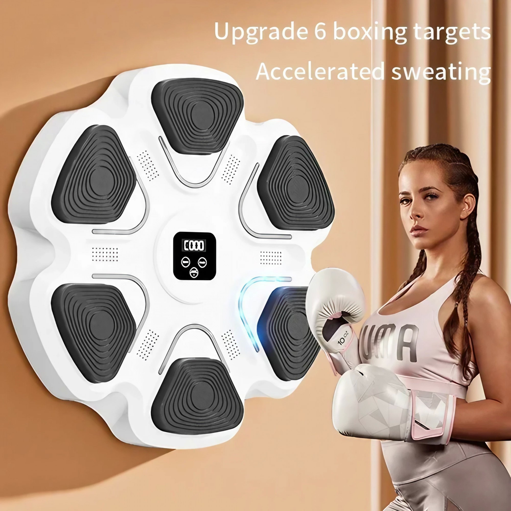 Aparat Box Cu Muzica, Montabil pe Perete, Alb, Difuzor, Bluetooth ...