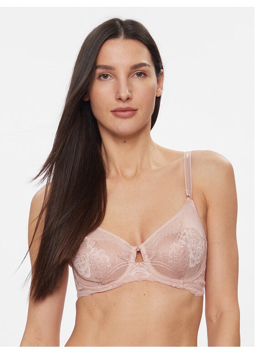 Női melltartó, Triumph, 303314460, Poliamid/Elasztán/Poliészter, Rózsaszín, Rózsaszín