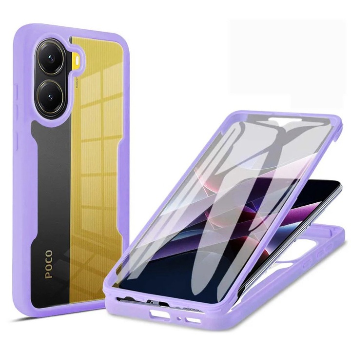 Калъф за Xiaomi Poco X7 Pro - Smartphosis ColorVerse 360 - Удароустойчив - Лилав