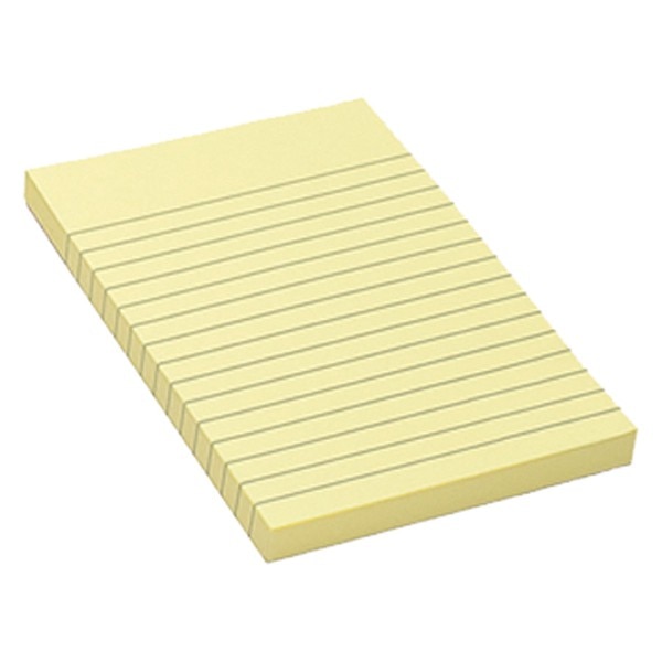 Notite adezive Info Notes 100 x 100, liniate dictando