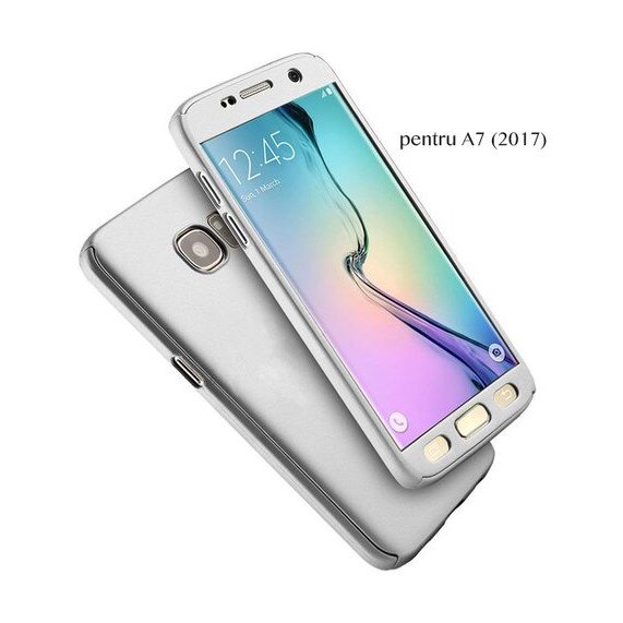 Husa 360 pentru Galaxy A7 (2017) Silver