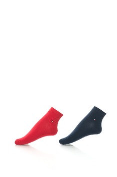 Tommy Hilfiger, Set de sosete - 2 perechi, Bleumarin/Rosu Tommy Hilfiger, Set de sosete - 2 perechi, Bleumarin/Rosu